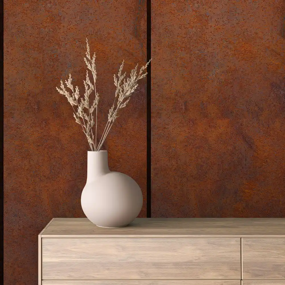 Industrial wallpaper room preview